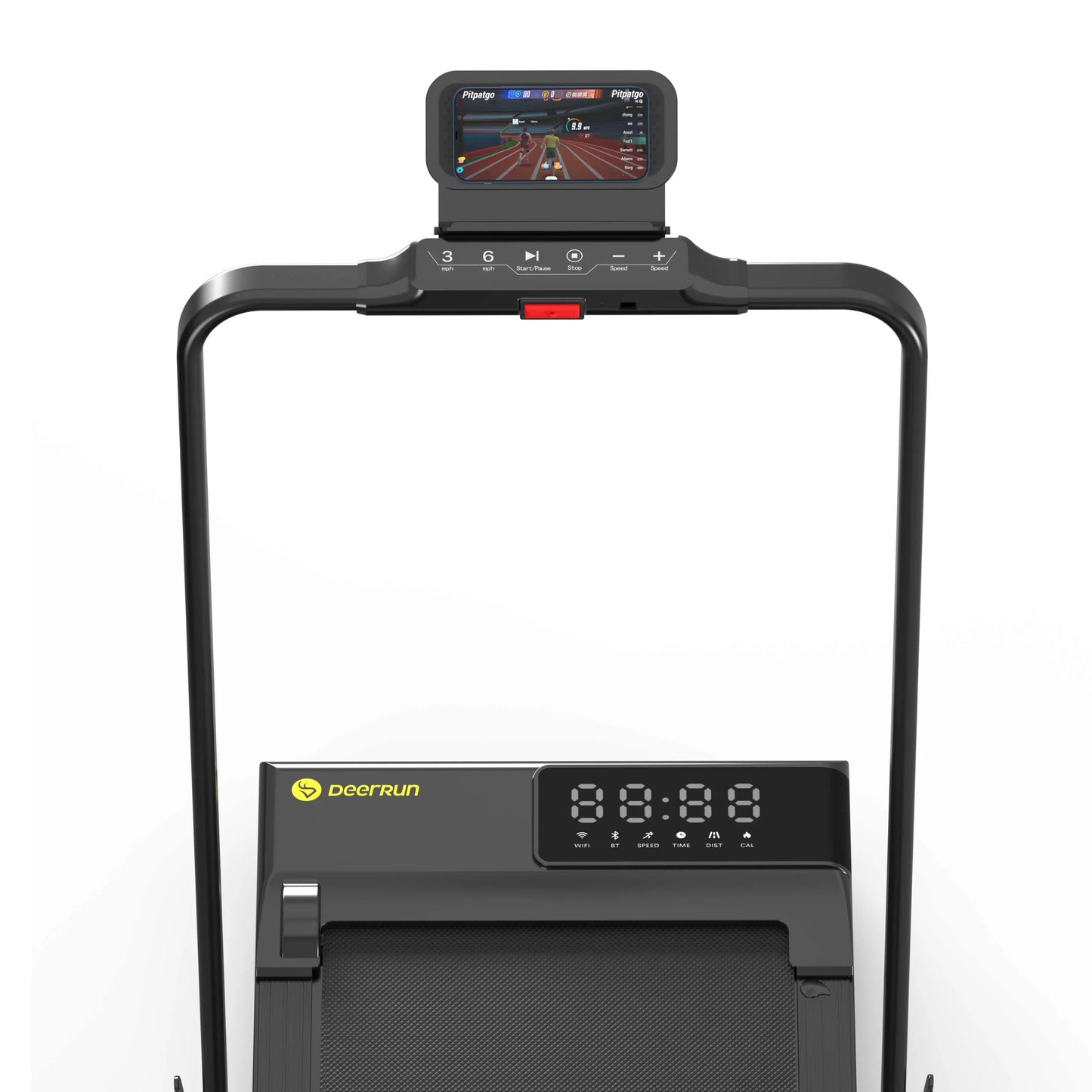 DeerRun A5 Pro Smart 2 in 1 Folding Treadmill with Handrail- 2025 New Upgrade