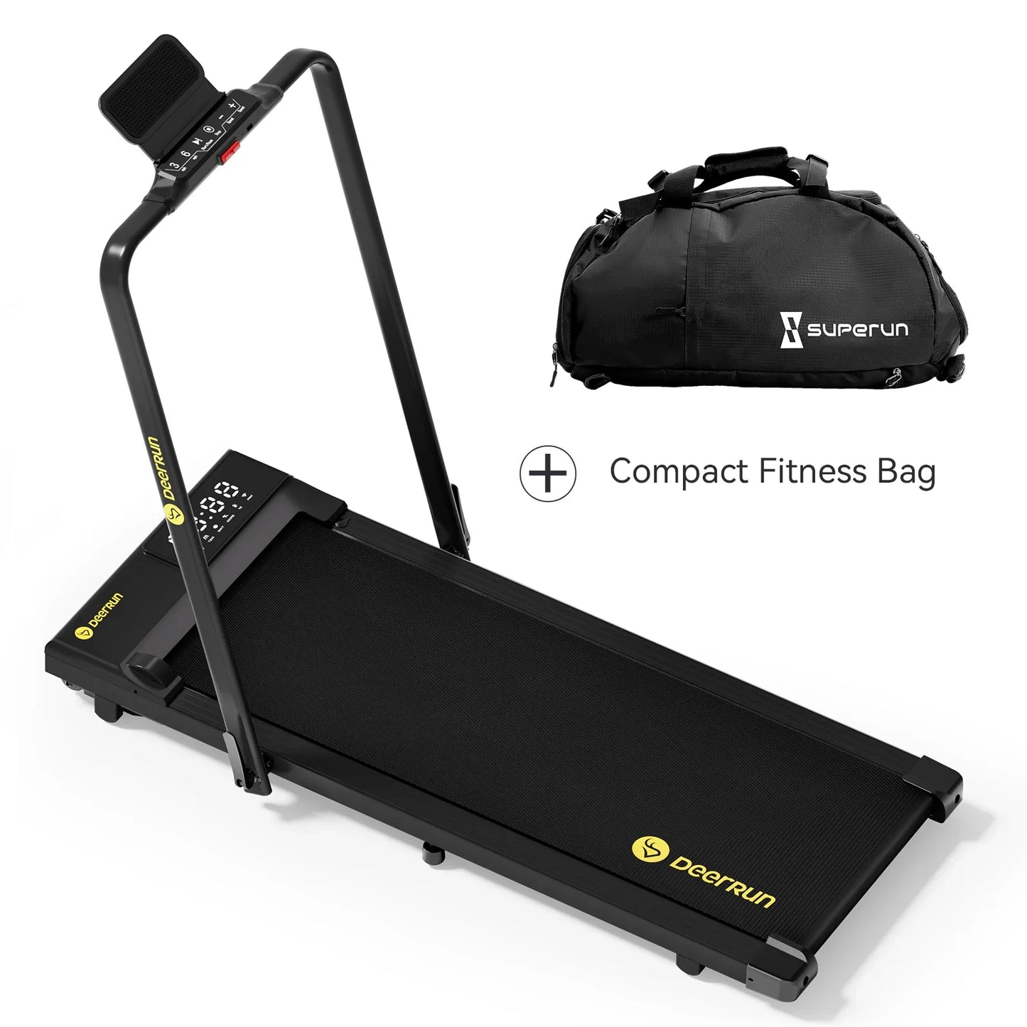 DeerRun A5 Pro Smart 2 in 1 Folding Treadmill with Handrail- 2025 New Upgrade