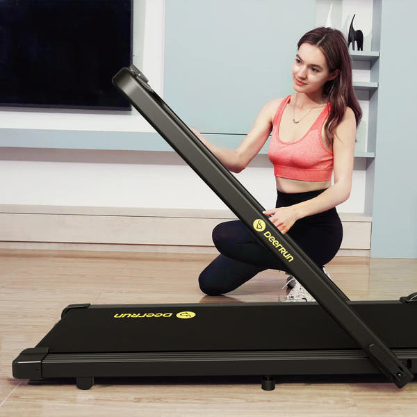 DeerRun A5 Pro Smart 2 in 1 Folding Treadmill with Handrail- 2025 New Upgrade